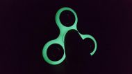 Glow in the dark finger spinners