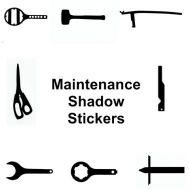 Maintenance Shadow Stickers