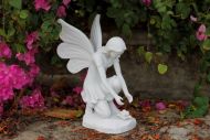 Flower fairy garden statue
